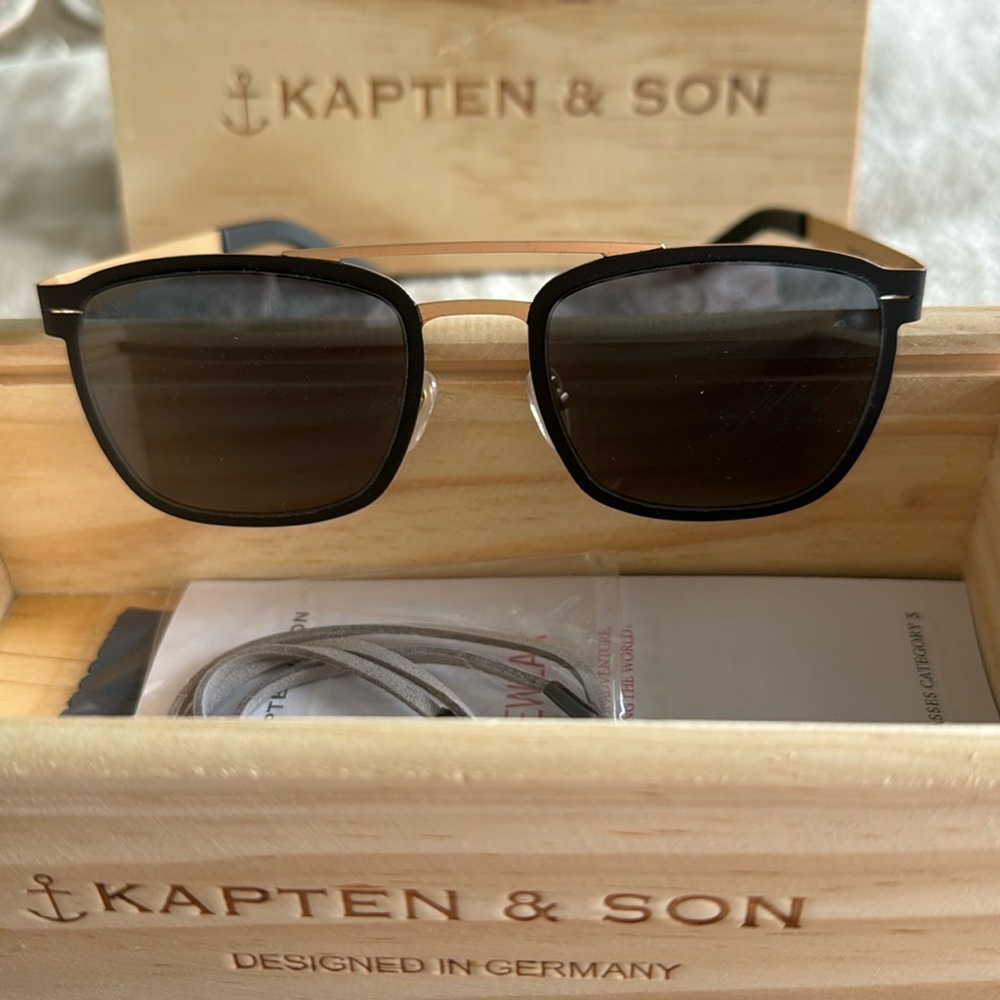 Kapten & Son Cologne all black sunglasses 😎, New